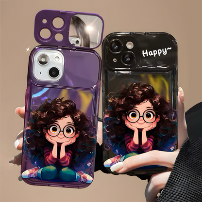 iPhone 15 Curly Charm Mirror Case