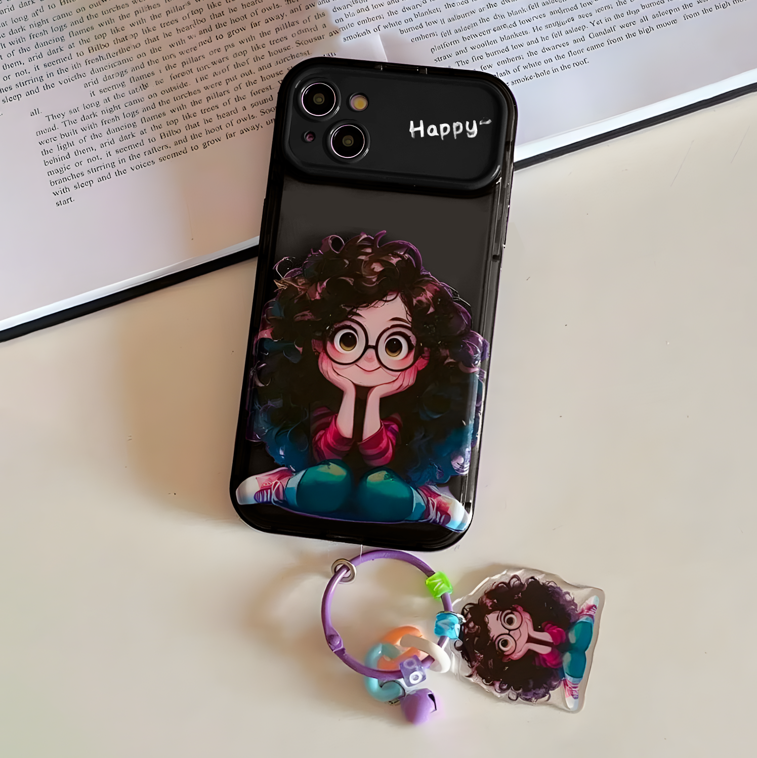 iPhone 13 Curly Charm Mirror Case