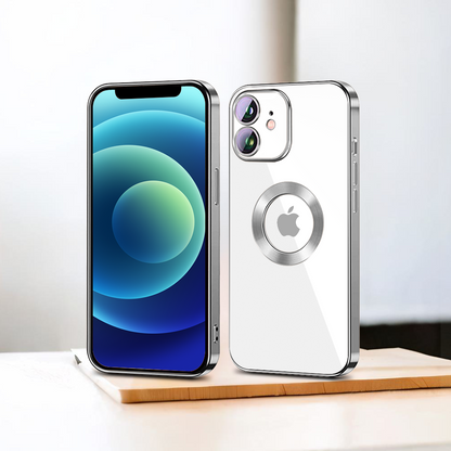 iPhone 12 Mini Chrome Ring Logo Cut Case