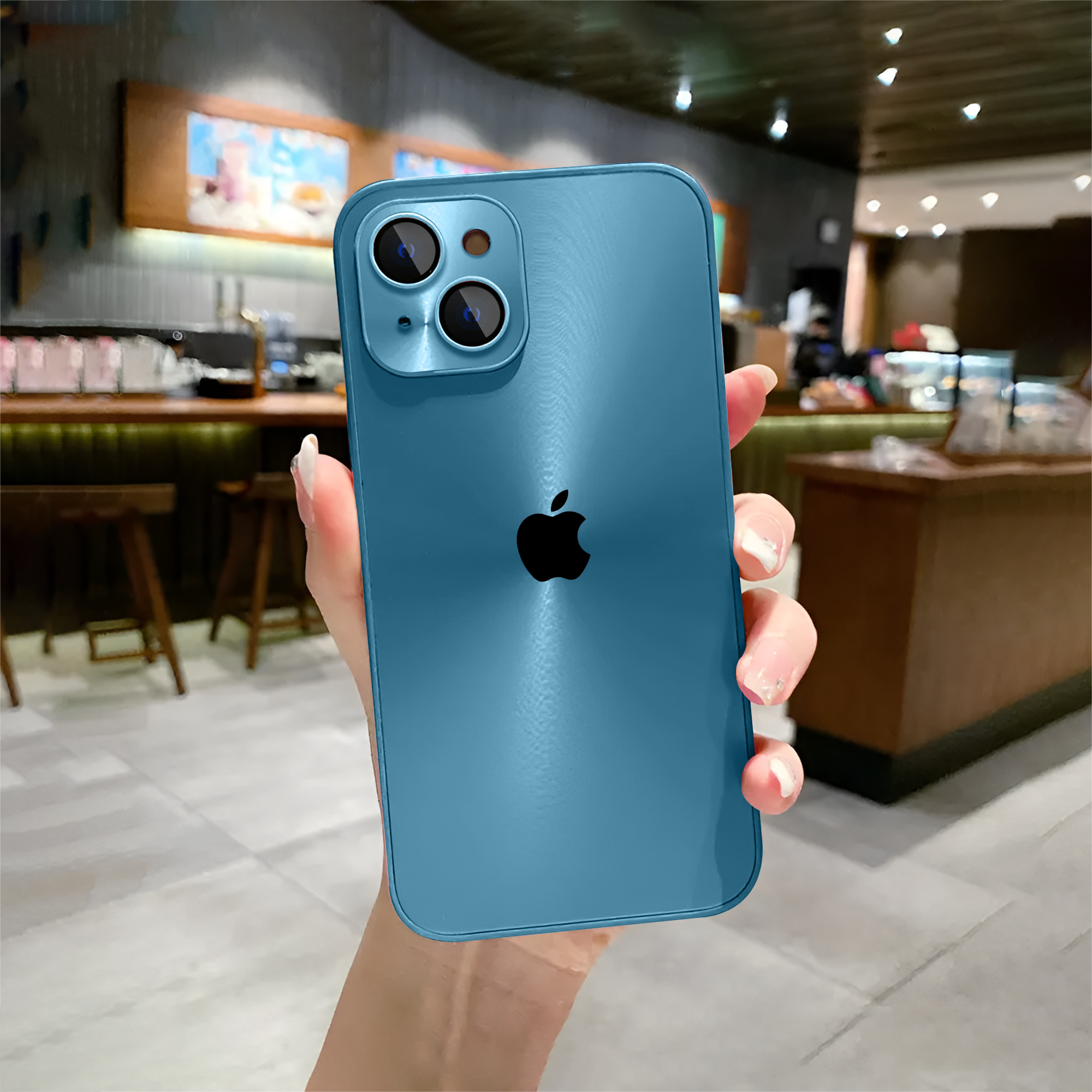 iPhone 15 Plus Polished Metal Finish Case