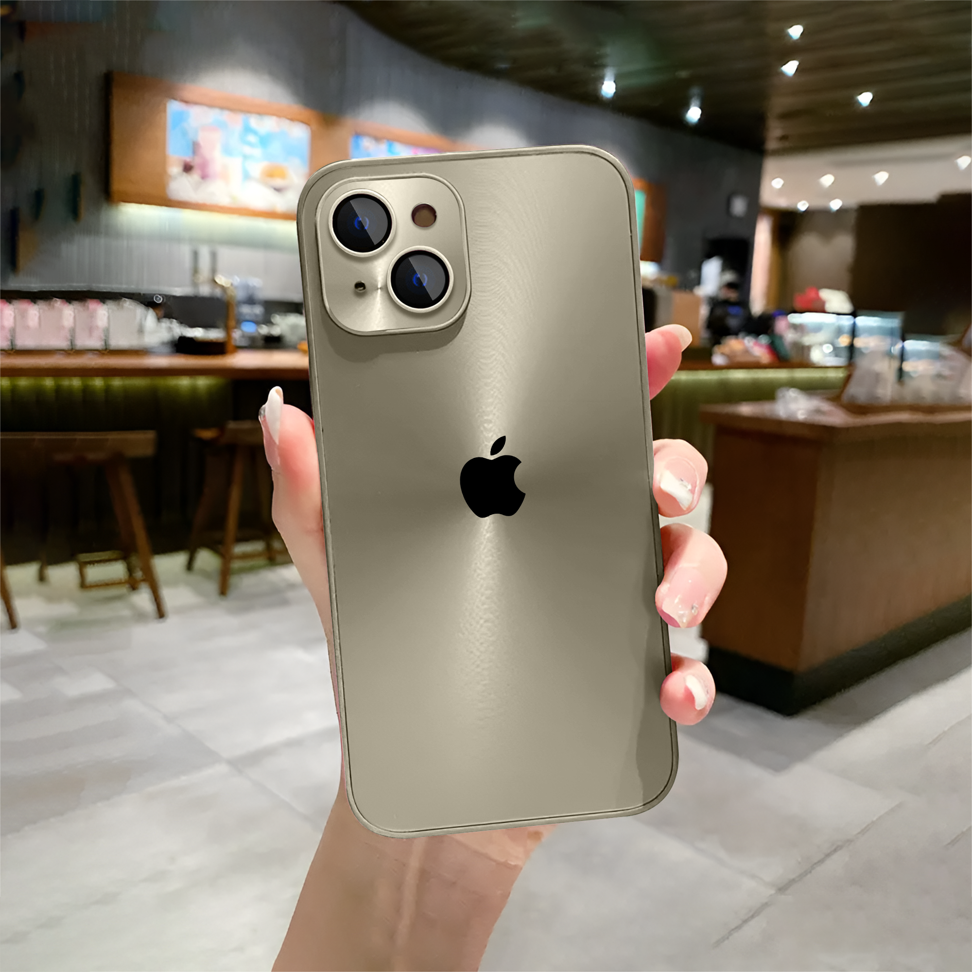 iPhone 15 Polished Metal Finish Case