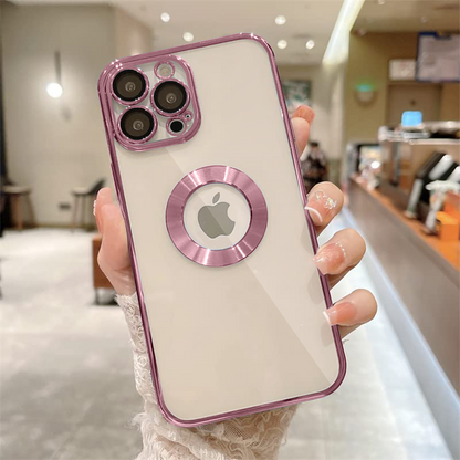 iPhone 13 Pro Chrome Ring Logo Cut Case