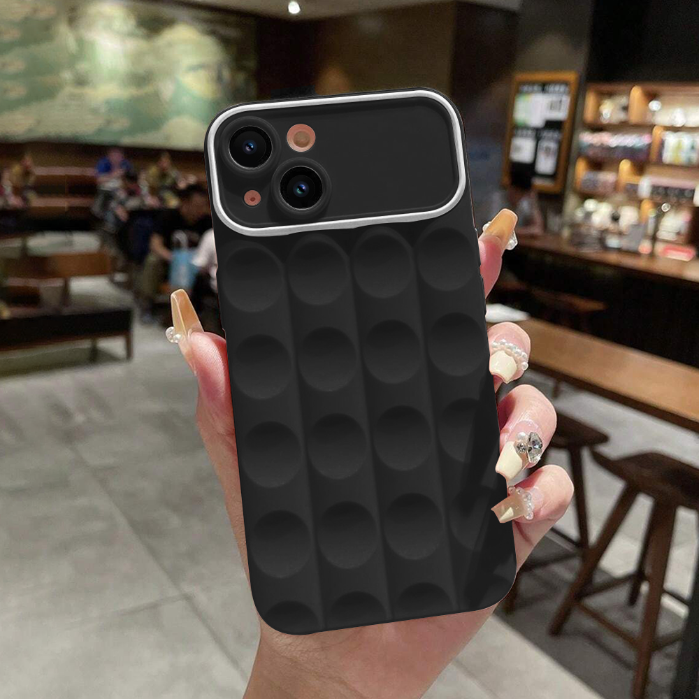 iPhone 13 Frosted Hollow Silicone Case