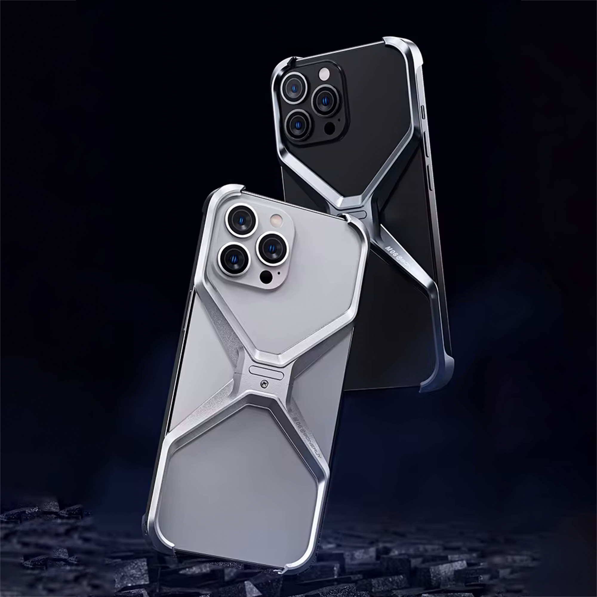 iPhone 15 Metal X Bumper Case